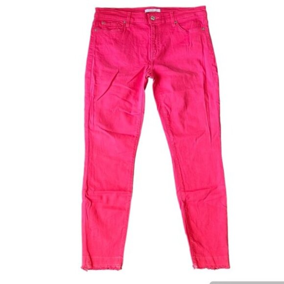 7 for all mankind Skinny casual women’s Red Jeans. Size 31 - Picture 1 of 8